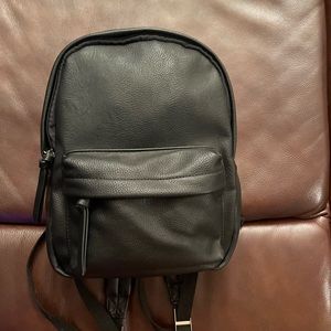 Black mini book bag